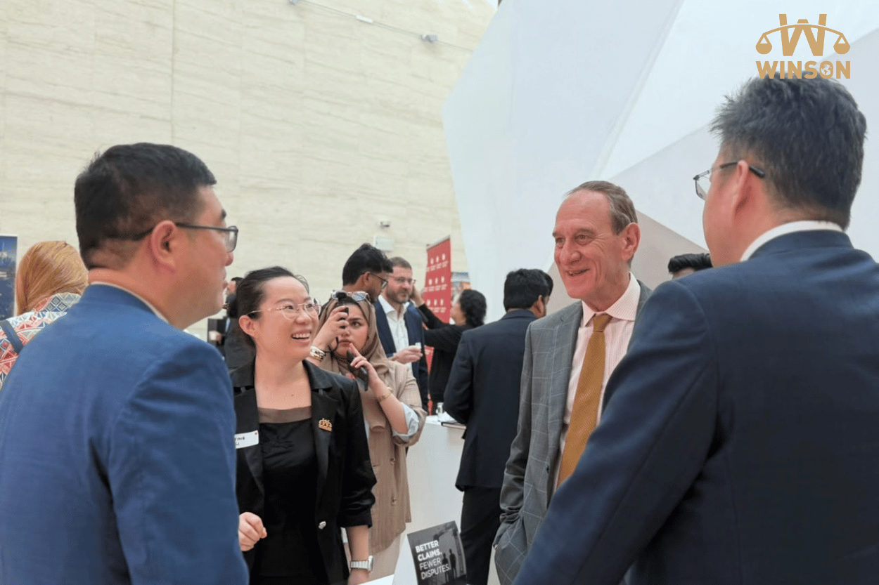 Networking at the Winson and ICCP construction claims event